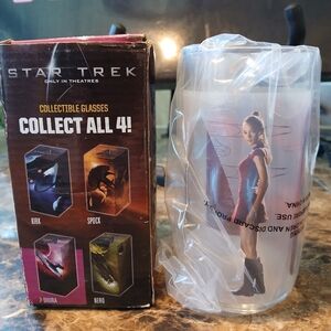 Collectible 2008 Uhura Burger King GlassThe product is a 2008 Star Trek Uhura